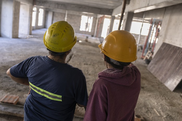 Obra en Montevideo (archivo). · Foto: Ernesto Ryan