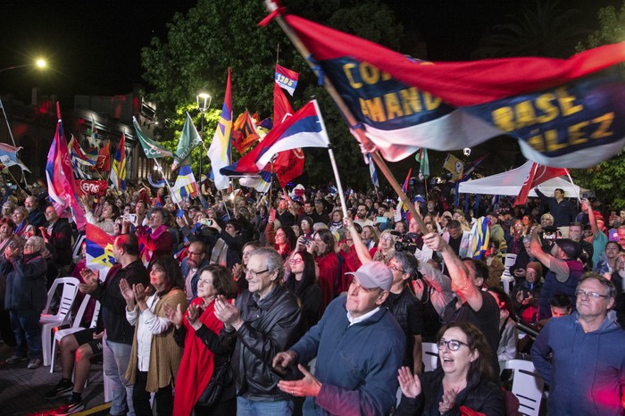 Acto de cierre de campaña del Frente Amplio en Maldonado (archivo, octubre de 2024). · Foto: Gabriel Rousserie