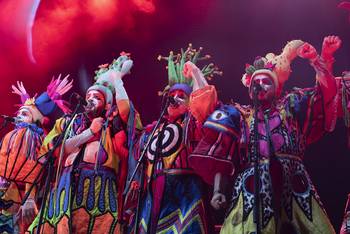 Murga Agarrate Catalina. · Foto: Martín Varela Umpiérrez