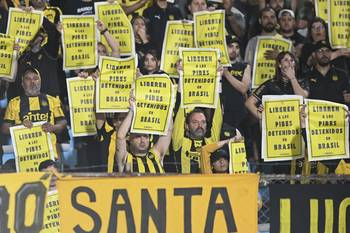 Estadio Centenario durante el partido Peñarol-Botafogo, el 30 de octubre de 2024. · Foto: Alessandro Maradei