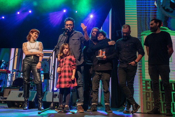 Et y Los Problems, en la entrega de los premios Graffiti (archivo, 2023) · Foto: Martín Varela Umpiérrez