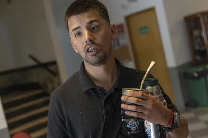 Facundo Montaña, dirigente de la Intergremial Marítima(Archivo, 2024) · Foto: Rodrigo Viera Amaral