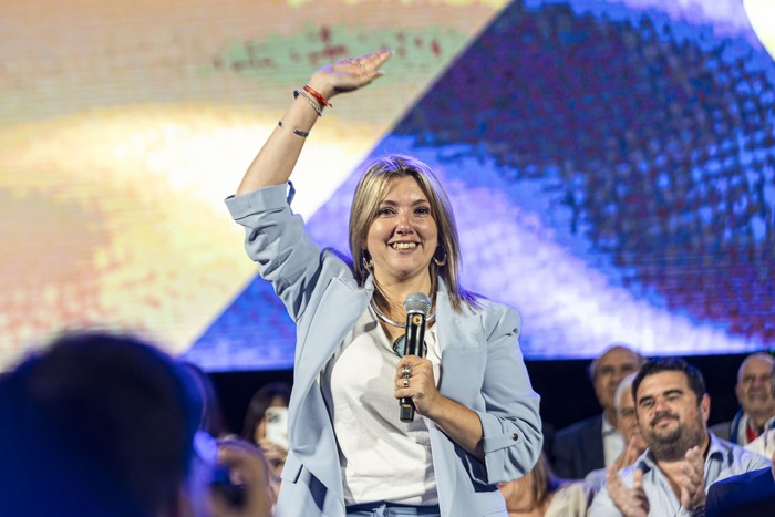 Valeria Ripoll, en el Parque Batlle (archivo, noviembre de 2024). · Foto: Rodrigo Viera Amaral