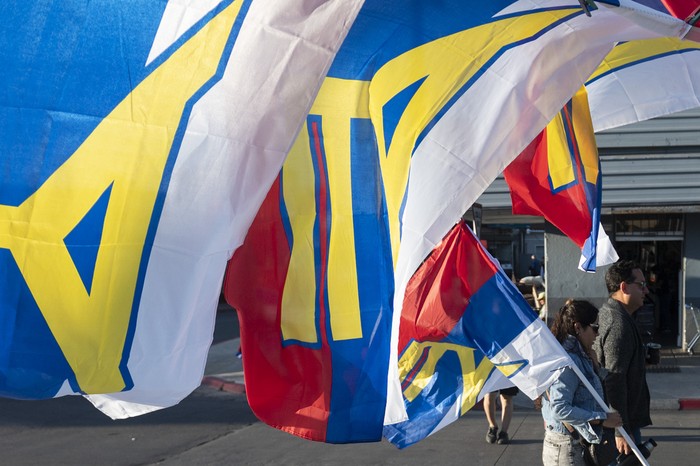 Militantes frenteamplisas. (archivo, noviembre de 2024) · Foto: Alessandro Maradei