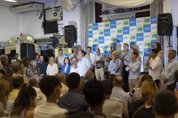 Durante un encuentro de Alianza País, en Montevideo (archivo, diciembre de 2024). · Foto: Rodrigo Viera Amaral