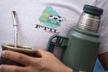 Movilización de trabajadores de la industria láctea (archivo, diciembre de 2024). · Foto: Gianni Schiaffarino