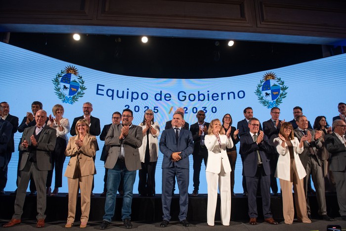 Presentación de gabinete del Frente Amplio (archivo, diciembre de 2024). · Foto: Gianni Schiaffarino