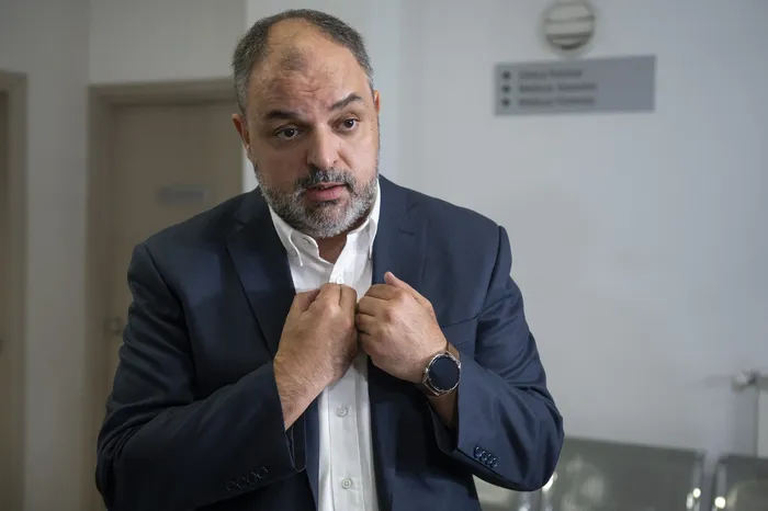Charles Carrera, en el juzgado de Juan Carlos Gómez, en Montevideo (archivo). · Foto: Alessandro Maradei