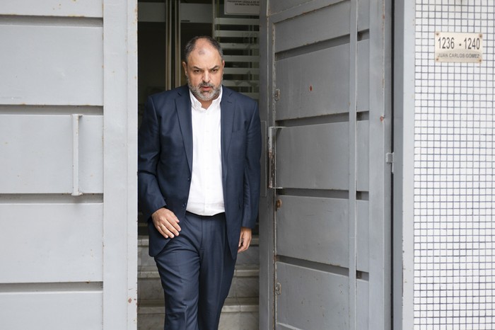 Charles Carrera, en la sede judicial el 23 de diciembre de 2024. · Foto: Alessandro Maradei