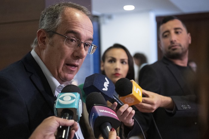 José Carlos Mahía en el MEC. · Foto: Alessandro Maradei