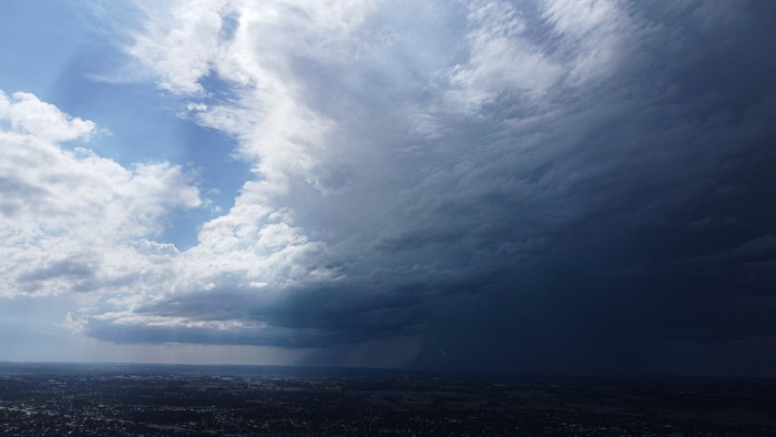 Tormenta en El Pinar (archivo, enero de 2025). · Foto: Gianni Schiaffarino