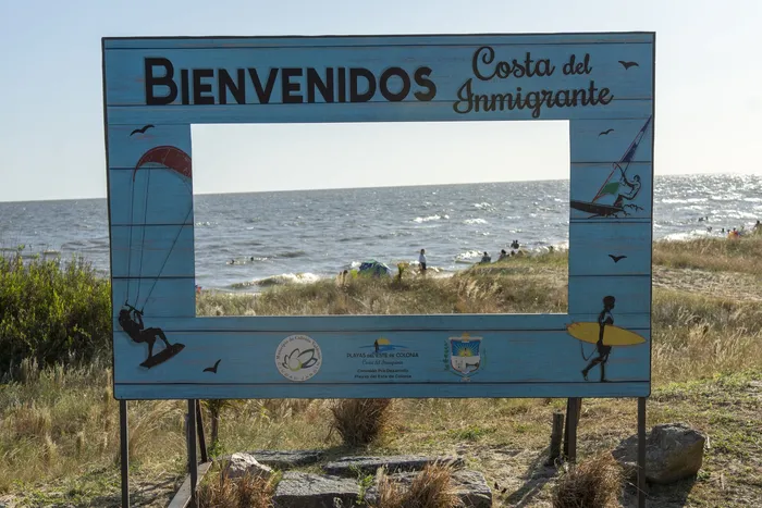 Playa del balneario Fomento, ubicado en la Costa del Inmigrante (archivo, enero de 2025) · Foto: Ignacio Dotti