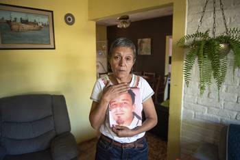 Marcela Trentin, madre de Andrés Emiliano Pereira. · Foto: Gianni Schiaffarino