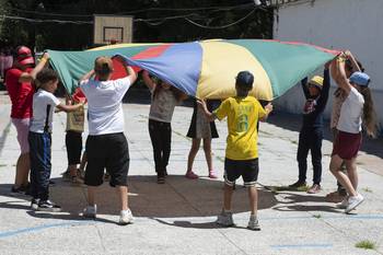 Escuela primaria 157, el 8 de enero, en Villa García. · Foto: Alessandro Maradei