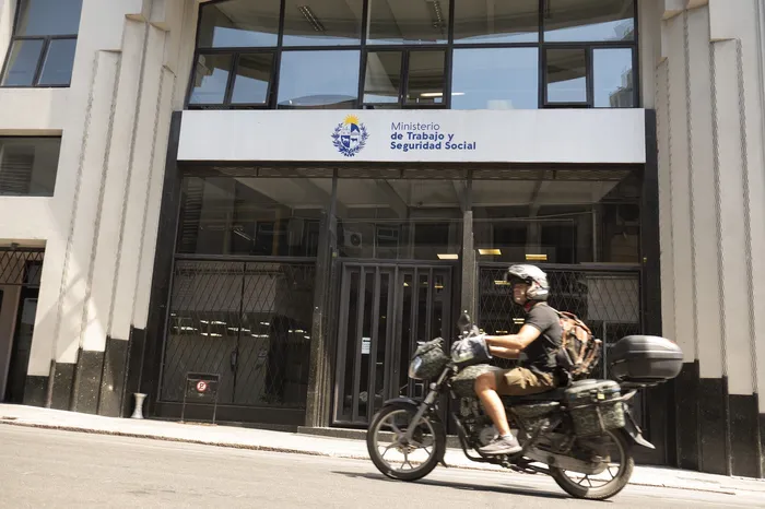 Dirección Nacional de Trabajo, en la Ciudad Vieja de Montevideo (archivo, 2025). · Foto: Alessandro Maradei