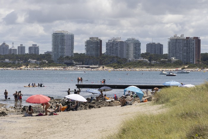 Punta del Este, el 11 de enero. · Foto: Ernesto Ryan