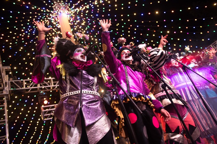 La Mojigata, durante el Desfile Inaugural del Carnaval 2025. · Foto: Gianni Schiaffarino