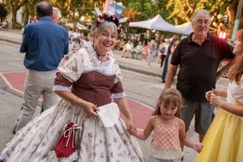 Festejos por los 250 años de la fundación de Rosario, el 24 de enero. · Foto: Ignacio Dotti