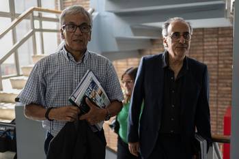 Juan Castillo y Hugo Barreto (archivo, febrero de 2025). · Foto: Mara Quintero