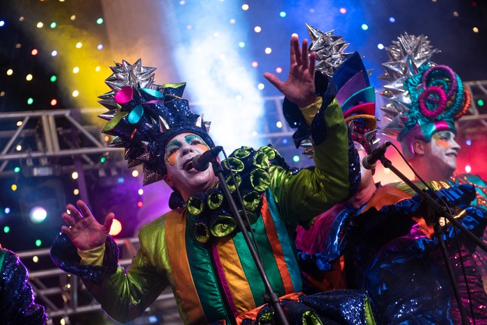 La Gran Muñeca, durante el Desfile Inaugural del Carnaval, por la avenida 18 de Julio de Montevideo (archivo, enero de 2025). · Foto: Gianni Schiaffarino