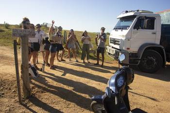 Movilización de Vecinos. (archivo, febrero de 2025) · Foto: Gabriel Rousserie