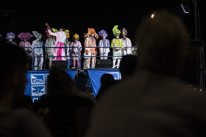 Carnaval de a pié, Murga Jardín del Pueblo (archivo, febrero 2025) · Foto: Diego Vila