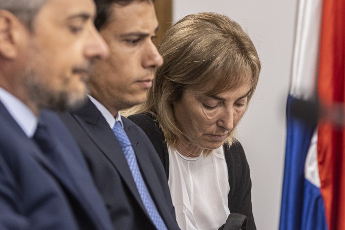 Daniela Cabral en audiencia judicial. (archivo, febrero de 2025) · Foto: Ernesto Ryan