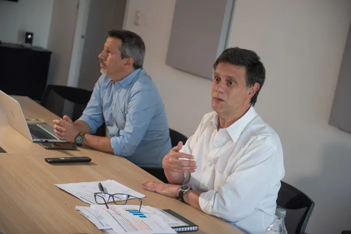 Gabriel Valdés y Ariel Londinsky de CILU (archivo, febrero de 2025) · Foto: Gianni Schiaffarino