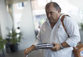 Daniel Frattin, dirigente de los trabajadores registrales. · Foto: Rodrigo Viera Amaral