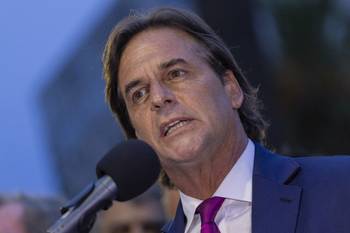 Luis Lacalle Pou en su último día de mandato. (archivo, febrero de 2025) · Foto: Rodrigo Viera Amaral