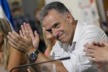 Yamandú Orsi (archivo, marzo de 2025). · Foto: Rodrigo Viera Amaral