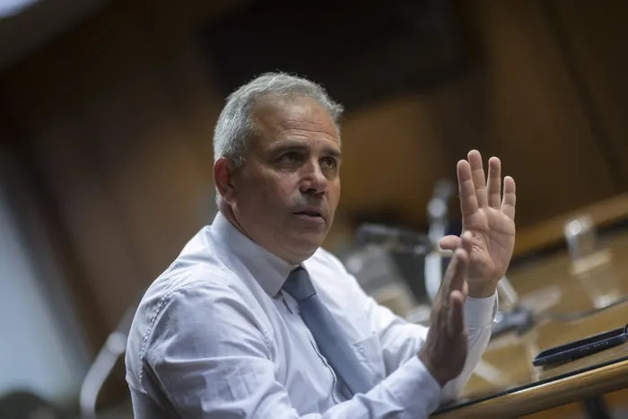 Alfonso Lereté en el Parlamento. Archivo 2025 · Foto: Ernesto Ryan