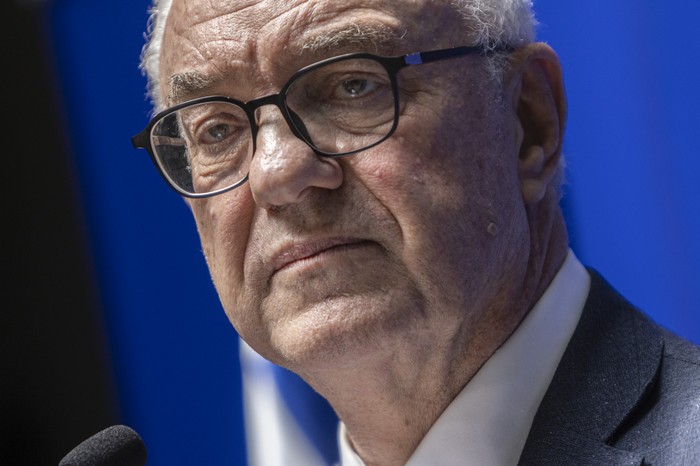El canciller Mario Lubetkin. (archivo, marzo de 2025>) · Foto: Ernesto Ryan