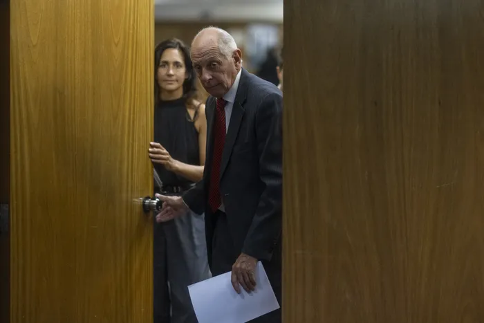 Gustavo Salle y Nicolle Salle, el en Parlamento (archivo, marzo de 2025). · Foto: Ernesto Ryan