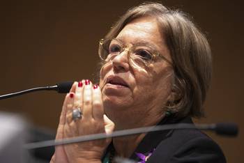 Mónica Xavier (archivo, marzo de 2025). · Foto: Gianni Schiaffarino