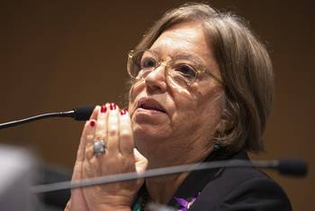 Mónica Xavier (archivo, marzo de 2025). · Foto: Gianni Schiaffarino