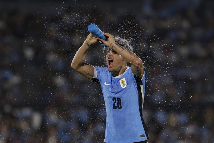 Maximiliano Araújo, durante un partido por Eliminatorias ante Argentina (archivo, marzo de 2025). · Foto: Rodrigo Viera Amaral Maximiliano Araújo, durante un partido por Eliminatorias ante Argentina (archivo, marzo de 2025). · Foto: Rodrigo Viera Amaral