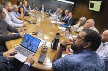 Marcos Presa, en la Comisión de Agricultura Ganadería y Pesca de Diputados (archivo, abril de 2025) · Foto: Ernesto Ryan