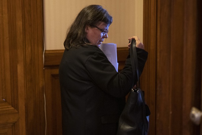Mónica Ferrero, en el Parlamento.(archivo, abril de 2025) · Foto: Alessandro Maradei