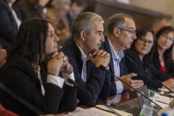 Comisión de Educación del Senado, el 7 de abril. · Foto: Ernesto Ryan