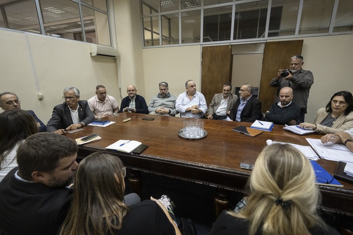 Reunión entre el MTSS, para tratar el tema de las licencias médicas de funcionarios públicos. (archivo, abril de 2025) · Foto: Mara Quintero