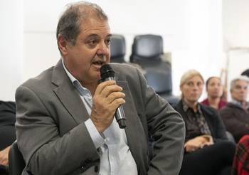 Daniel Alza, presidente de la Caja de Profesionales. · Foto: Alessandro Maradei