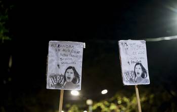 Alerta feminista (archivo, abril de 2025). · Foto: Rodrigo Viera Amaral