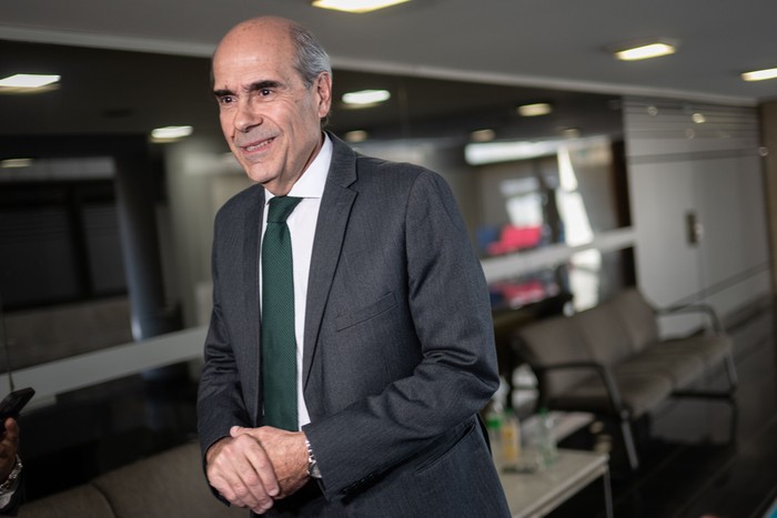 Pablo Abdala, integrante de la comisión especial para la designación del comisionado parlamentario. (Archivo, abril de 2025). · Foto: Mara Quintero
