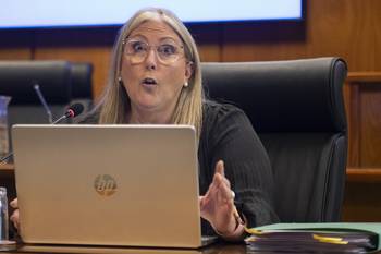 María Laura Capalbo en la comisión especial de la Cámara de Diputados. · Foto: Alessandro Maradei