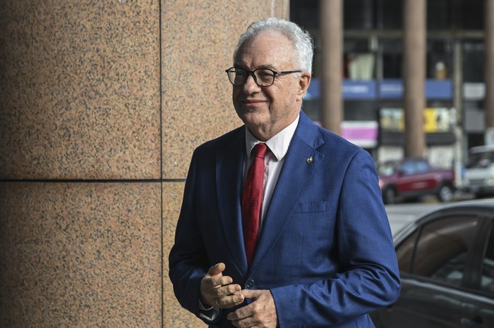 El canciller Mario Lubetkin (archivo, abril de 2025). · Foto: Guillermo Legaria