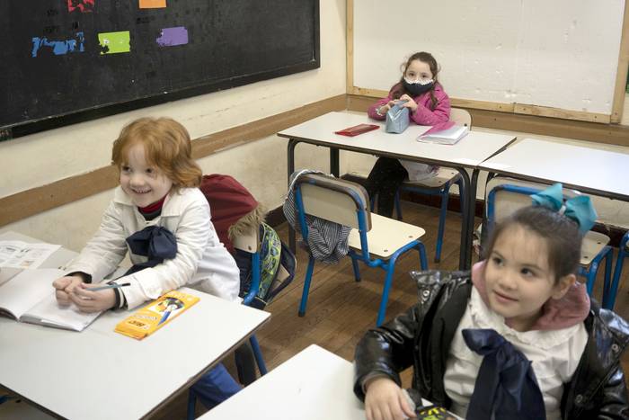 Escuela N° 219, Olympia Fernández, en Malvín (archivo, junio de 2020). · Foto: Mariana Greif
