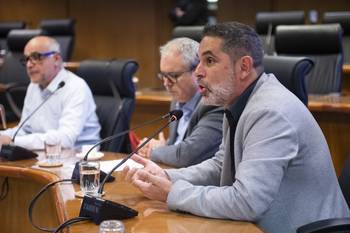 Alberto Leira, presidente de la Sociedad de Arquitectos. · Foto: Alessandro Maradei