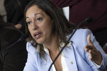 Fernanda Cardona (archivo, mayo de 2025). · Foto: Rodrigo Viera Amaral