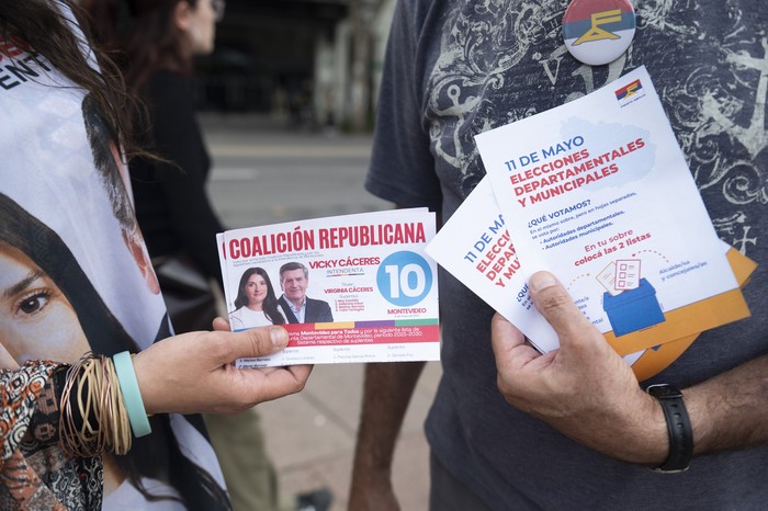 Campaña de elecciones departamentales. · Foto: Alessandro Maradei